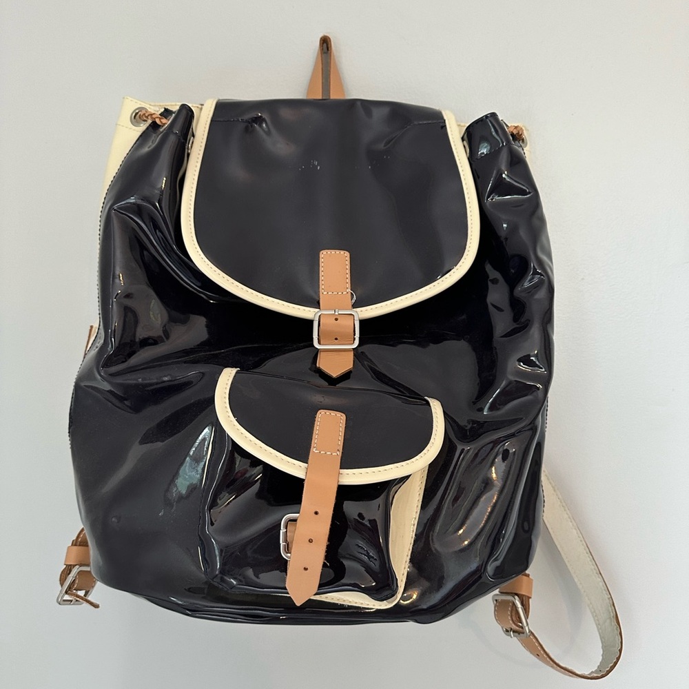 Patent Leather Backpack - Like New